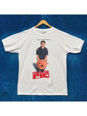American Pie Comedy Movie White T-Shirt Size Large